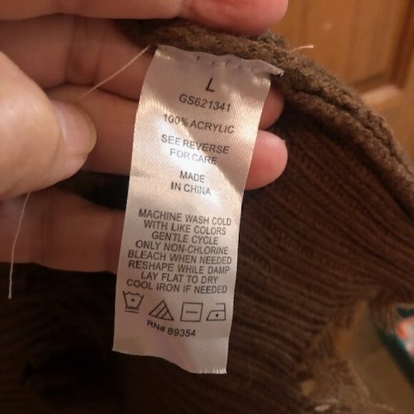 Alison Andrews Distressed Womens pullover striped sweater Size L - Picture 4 of 5